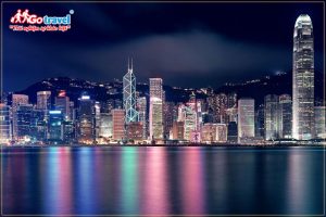 Tour du lịch Hong Kong về đêm ở cảng Victoriag